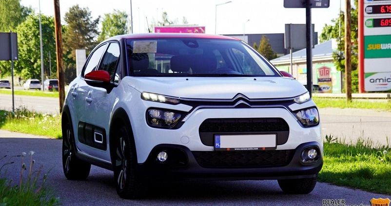 Citroen C3 cena 56000 przebieg: 12000, rok produkcji 2020 z Gdynia małe 667